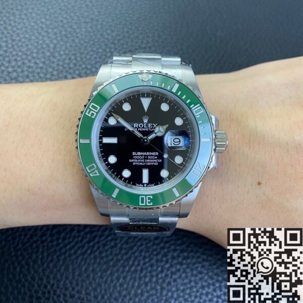 Clean Factory Submariner Fake Rolex M126610LV-0002 Black Dial