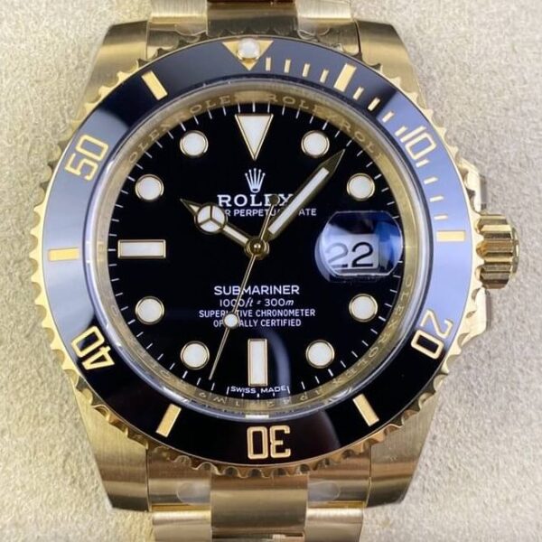 Fake Rolex Submariner 116618LN-97208 Black Dial Size 40mm