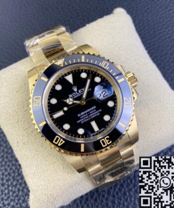 Fake Rolex Submariner 116618LN-97208 Black Dial Size 40mm