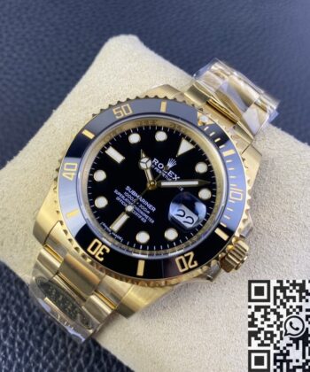 Fake Rolex Submariner 116618LN-97208 Black Dial Size 40mm