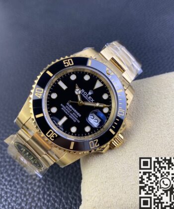 Fake Rolex Submariner 116618LN-97208 Black Dial Size 40mm
