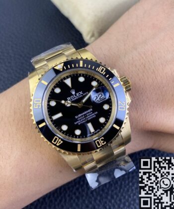 Fake Rolex Submariner 116618LN-97208 Black Dial Size 40mm