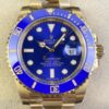 Fake Rolex Submariner Clean M116618LB-0003 Blue Dial
