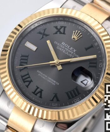 Two Tone Datejust Clean M126333-0019 Gold Watch Size 41mm