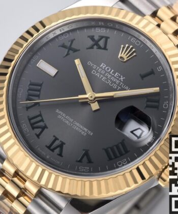 Two Tone Datejust Rolex Watch Clean Factory M126333-0020