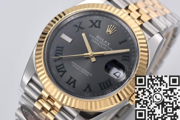 Two Tone Datejust Rolex Watch Clean Factory M126333-0020