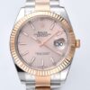 Clean Factory Datejust Watch Rolex M126331-0009 Pink Dial