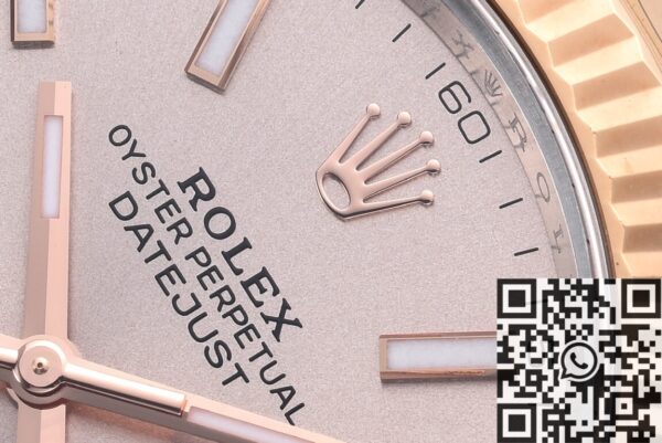 Clean Factory Datejust Watch Rolex M126331-0009 Pink Dial