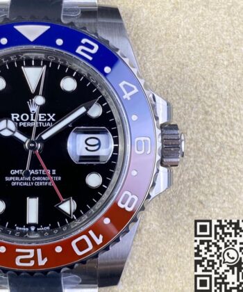 Gents Gold Rolex Watches​ GMT Master II M126710BLRO-0002