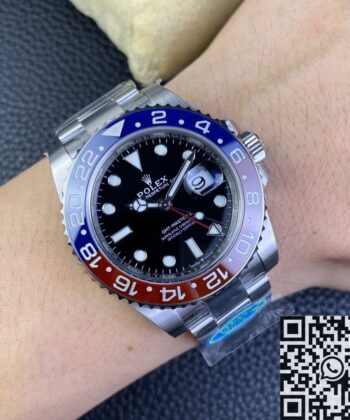 Gents Gold Rolex Watches​ GMT Master II M126710BLRO-0002