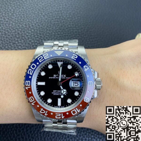 GMT Master II Pepsi Clean Factory Rolex M126710BLRO-0001