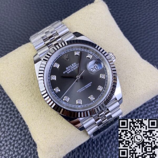 Clean Factory Fake Datejust Rolex M126334-0006 Grey Dial 41mm