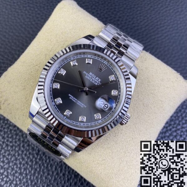 Clean Factory Fake Datejust Rolex M126334-0006 Grey Dial 41mm