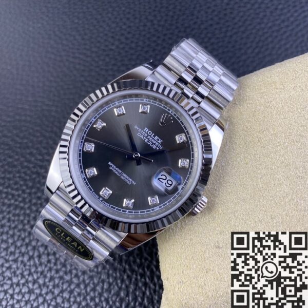 Clean Factory Fake Datejust Rolex M126334-0006 Grey Dial 41mm