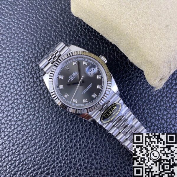 Clean Factory Fake Datejust Rolex M126334-0006 Grey Dial 41mm