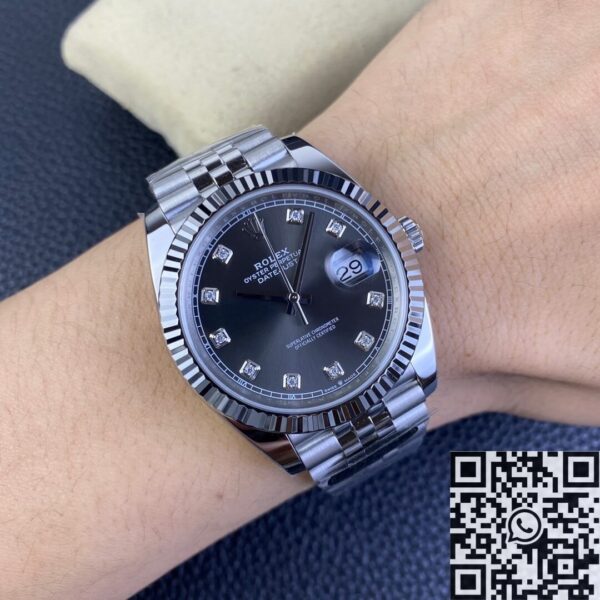 Clean Factory Fake Datejust Rolex M126334-0006 Grey Dial 41mm