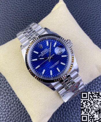 Rolex Fake Datejust M126234-0049 Blue Dial 36mm Clean Factory