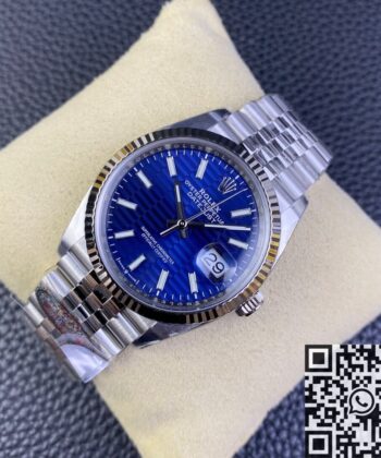 Rolex Fake Datejust M126234-0049 Blue Dial 36mm Clean Factory