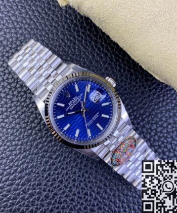 Rolex Fake Datejust M126234-0049 Blue Dial 36mm Clean Factory