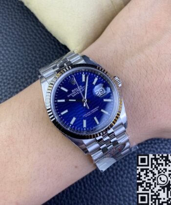 Rolex Fake Datejust M126234-0049 Blue Dial 36mm Clean Factory