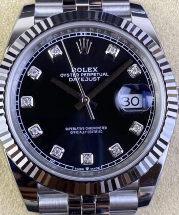 Rolex Datejust 41 Black Dial​ Clean Factory M126334-0012