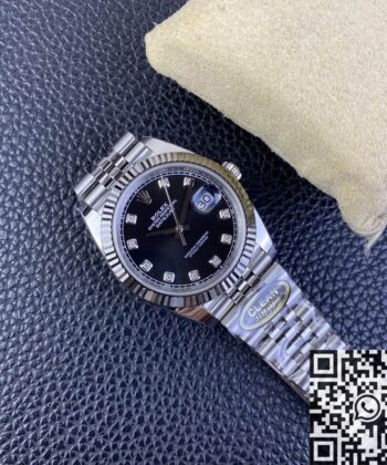 Rolex Datejust 41 Black Dial​ Clean Factory M126334-0012