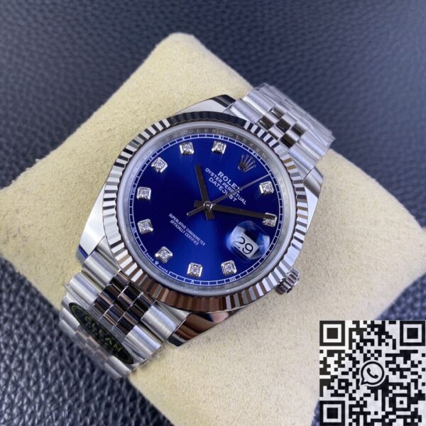 Best Clone Rolex Datejust M126334-0016 Blue Dial Clean Factory