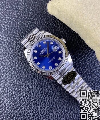 Best Clone Rolex Datejust M126334-0016 Blue Dial Clean Factory