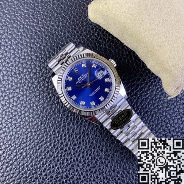 Best Clone Rolex Datejust M126334-0016 Blue Dial Clean Factory