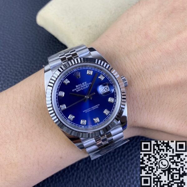 Best Clone Rolex Datejust M126334-0016 Blue Dial Clean Factory