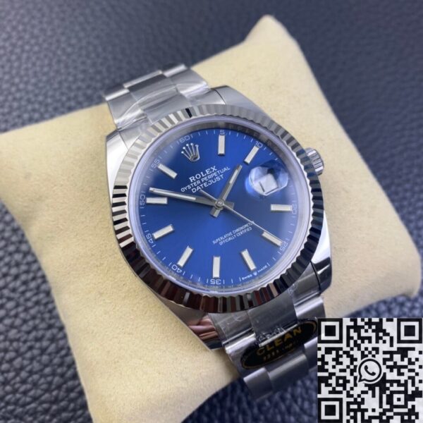 Rolex Datejust 41 Blue Dial Jubilee​ Clean Factory M126334-0001