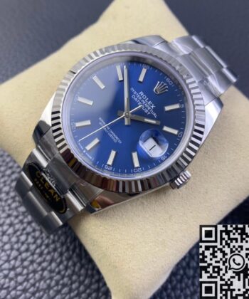 Rolex Datejust 41 Blue Dial Jubilee​ Clean Factory M126334-0001