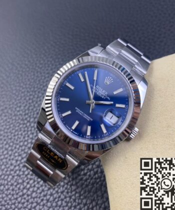 Rolex Datejust 41 Blue Dial Jubilee​ Clean Factory M126334-0001