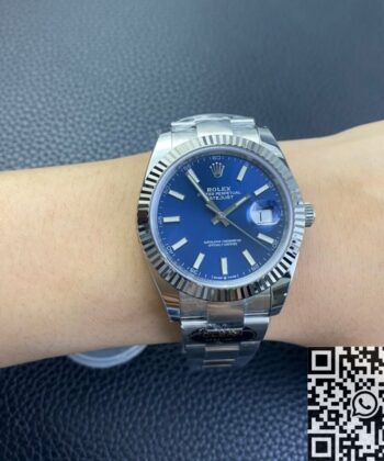 Rolex Datejust 41 Blue Dial Jubilee​ Clean Factory M126334-0001