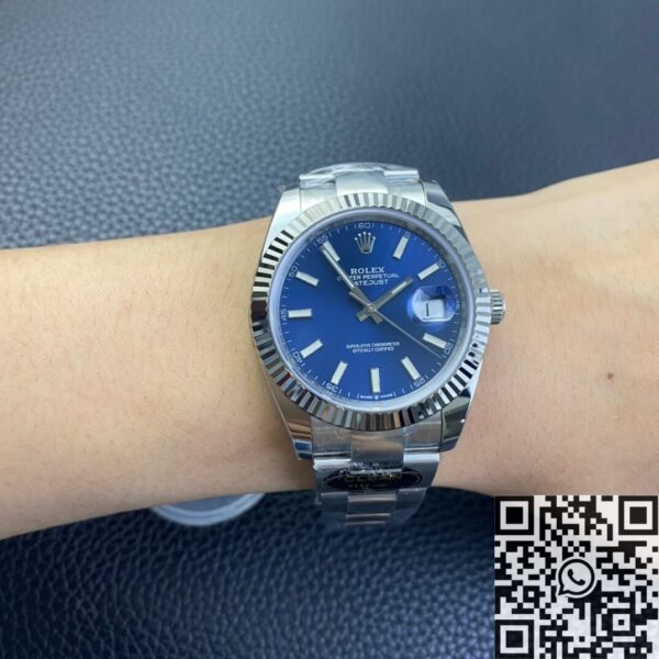 Rolex Datejust 41 Blue Dial Jubilee​ Clean Factory M126334-0001