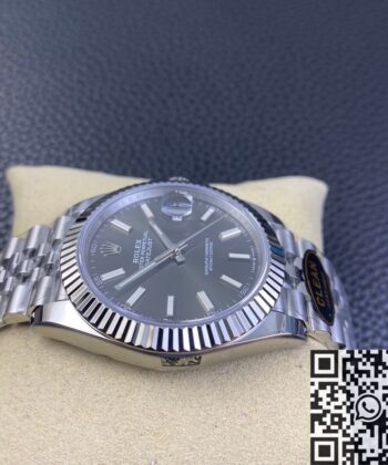Rolex Clone Clean Factory Datejust M126334-0014 Grey Dial