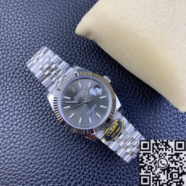 Rolex Clone Clean Factory Datejust M126334-0014 Grey Dial