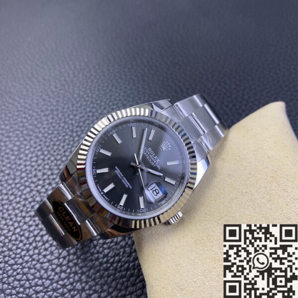 Rolex Datejust Replica Clean Factory M126334-0013 Grey Dial