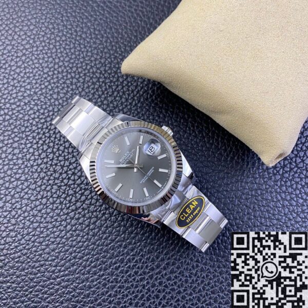 Rolex Datejust Replica Clean Factory M126334-0013 Grey Dial