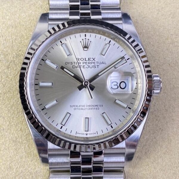 Rolex Watch Men Datejust Clean Factory M126234-0013 Silver