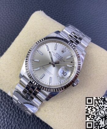 Rolex Watch Men Datejust Clean Factory M126234-0013 Silver