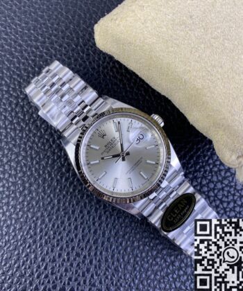 Rolex Watch Men Datejust Clean Factory M126234-0013 Silver