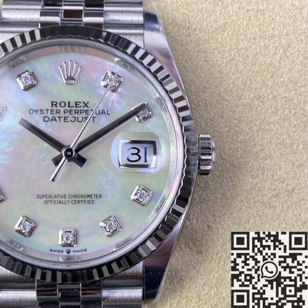 Clean Factory US Rolex Datejust M126234-0019 Mother Pearl Dial