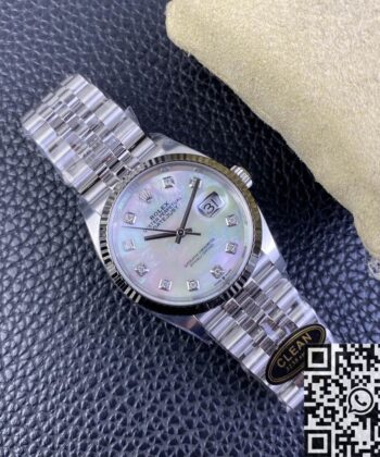 Clean Factory US Rolex Datejust M126234-0019 Mother Pearl Dial