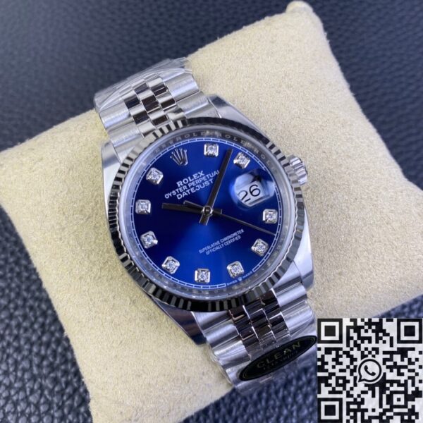 Clean-Factory.US Rolex Datejust M126234-0037 Blue Diamond