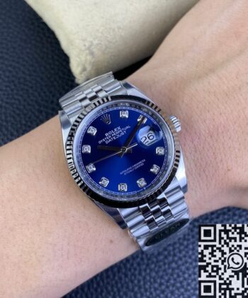 Clean-Factory.US Rolex Datejust M126234-0037 Blue Diamond