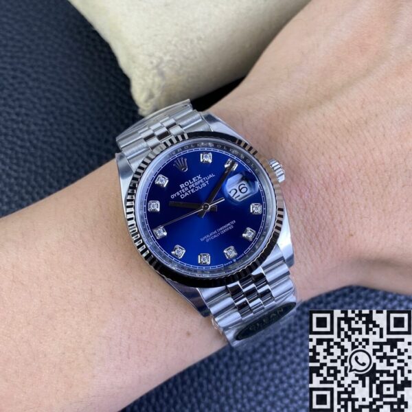 Clean-Factory.US Rolex Datejust M126234-0037 Blue Diamond