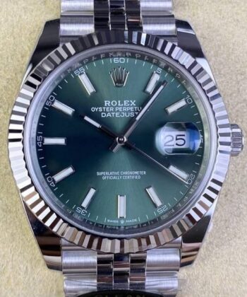 41 MM Datejust Rolex M126334-0028 Olive Green Dial