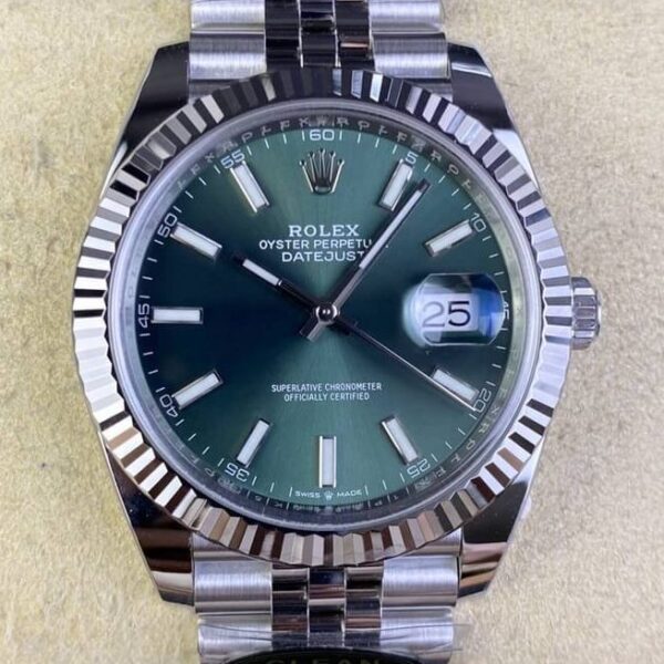 41 MM Datejust Rolex M126334-0028 Olive Green Dial