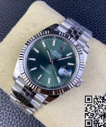 41 MM Datejust Rolex M126334-0028 Olive Green Dial
